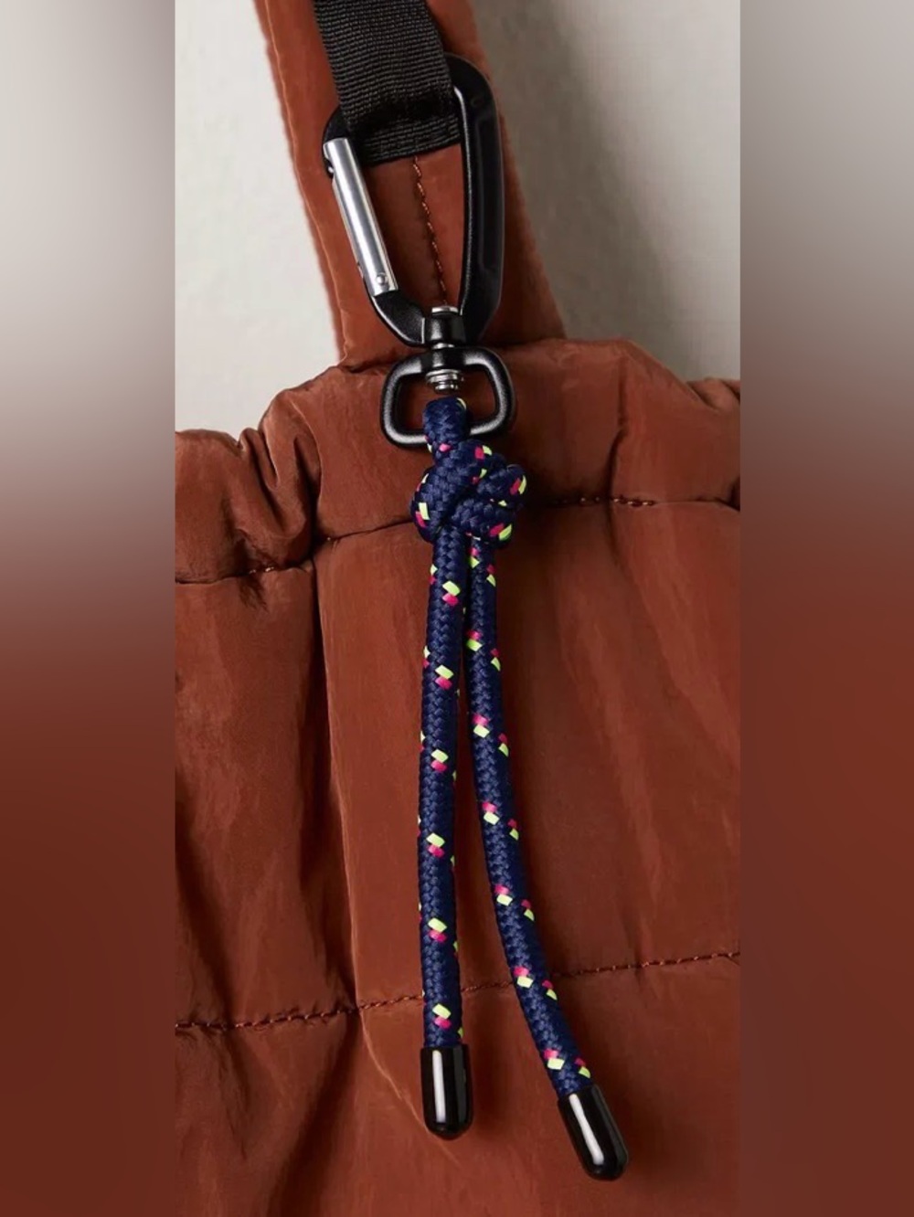 Free People She's Electric Keyring. NWT. Black